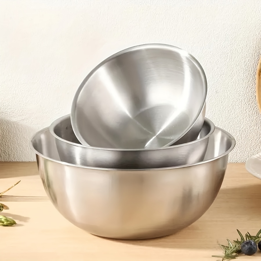 3pcs Stainless Steel Salad Bow - Kitchen Baking Cooking reseña y precio