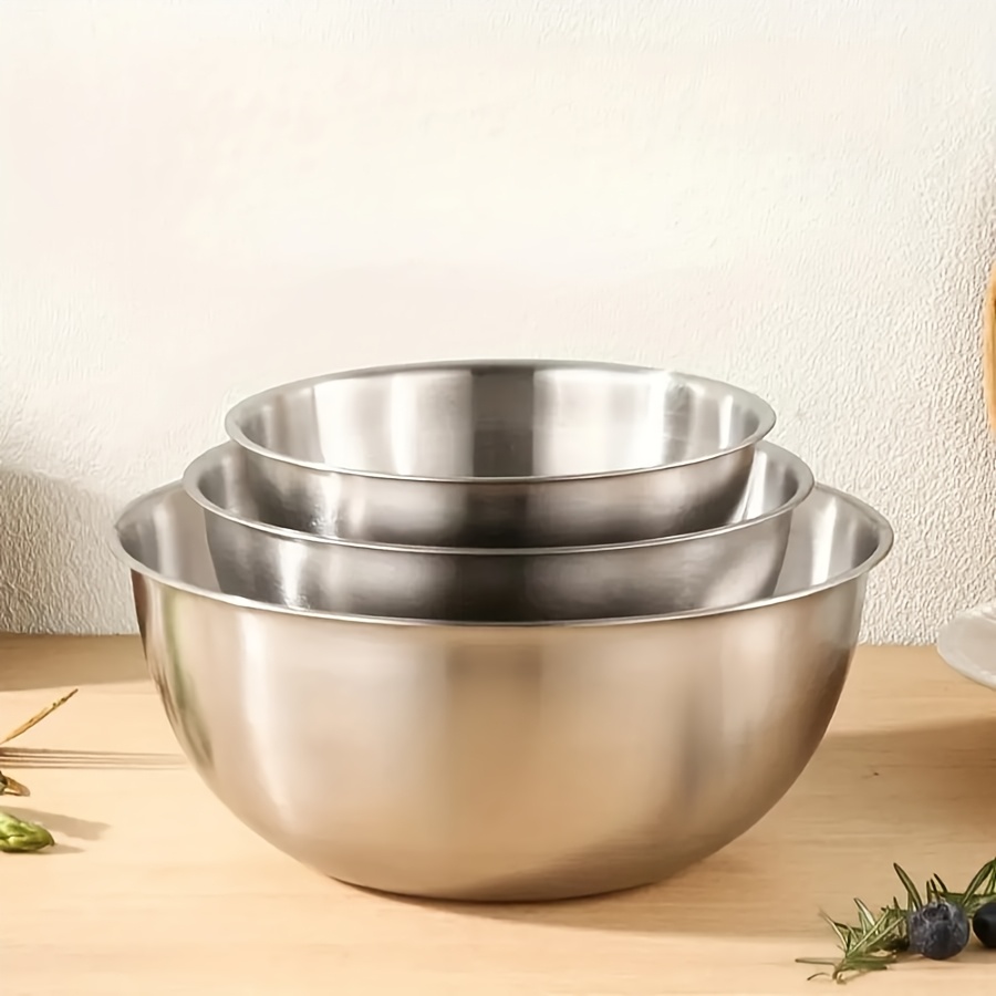 3pcs Stainless Steel Salad Bow - Kitchen Baking Cooking reseña y precio
