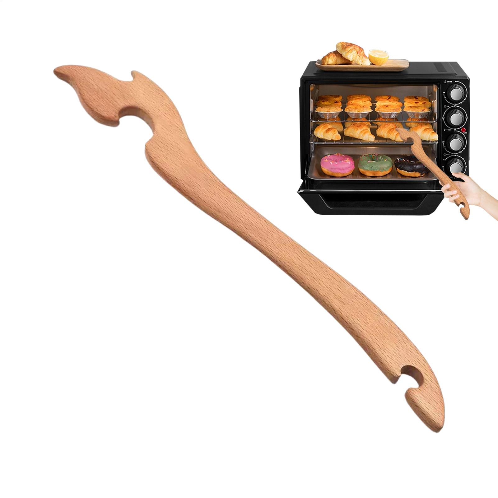 Oven Rack Puller Tool Wooden L - Cool Kitchen Baking Gadgets reseña y precio