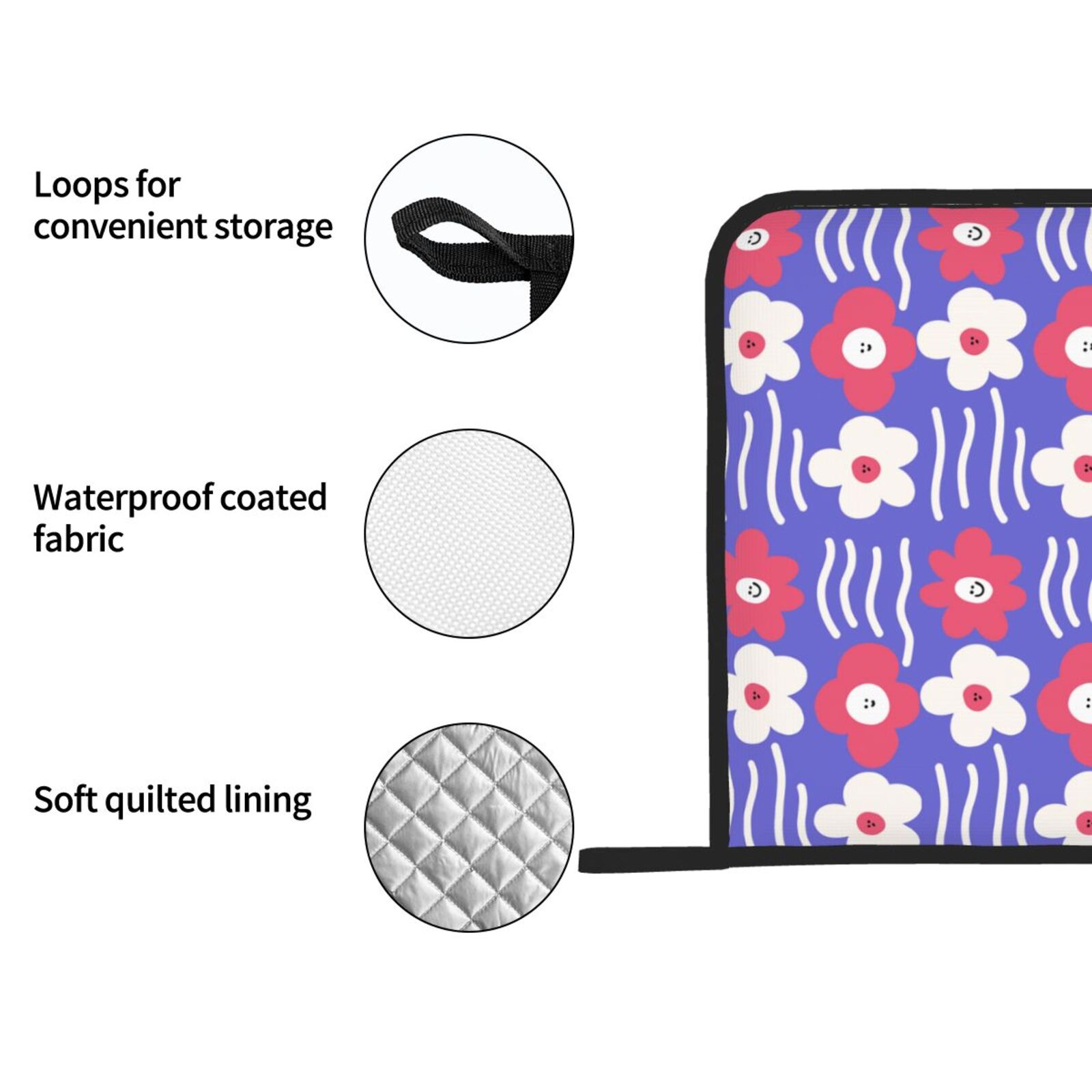 Floral Flowers Pot Holders Set - Kitchen Baking Dishes reseña y precio