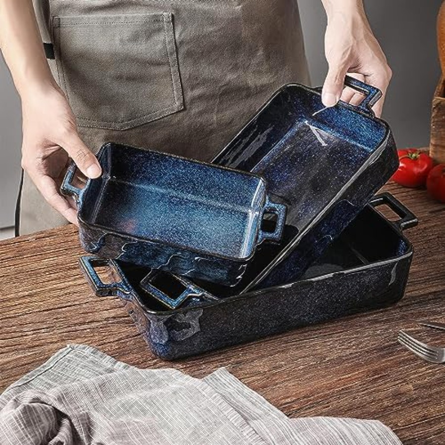 Ceramic Bakeware Set Porcelain - Kitchen Baking Dishes reseña y precio