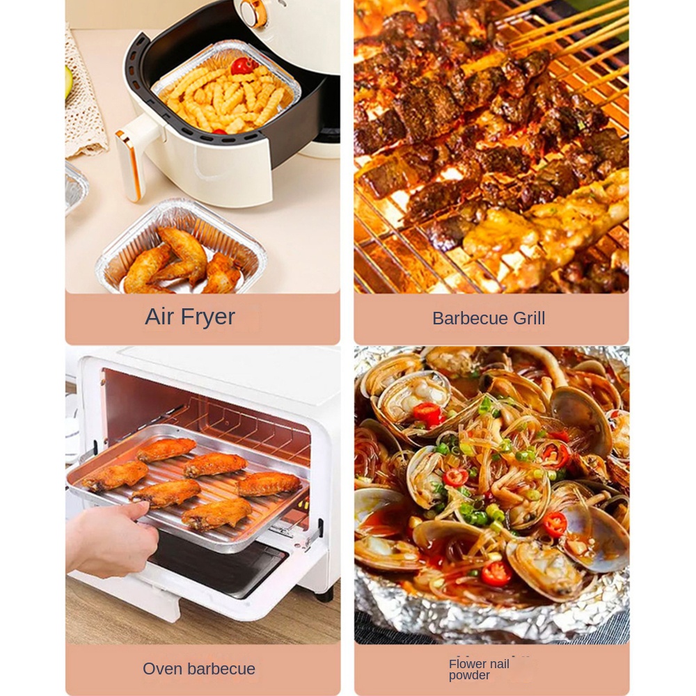 20CM Air Fryer Aluminum Foil P - Kitchen Baking Tray reseña y precio