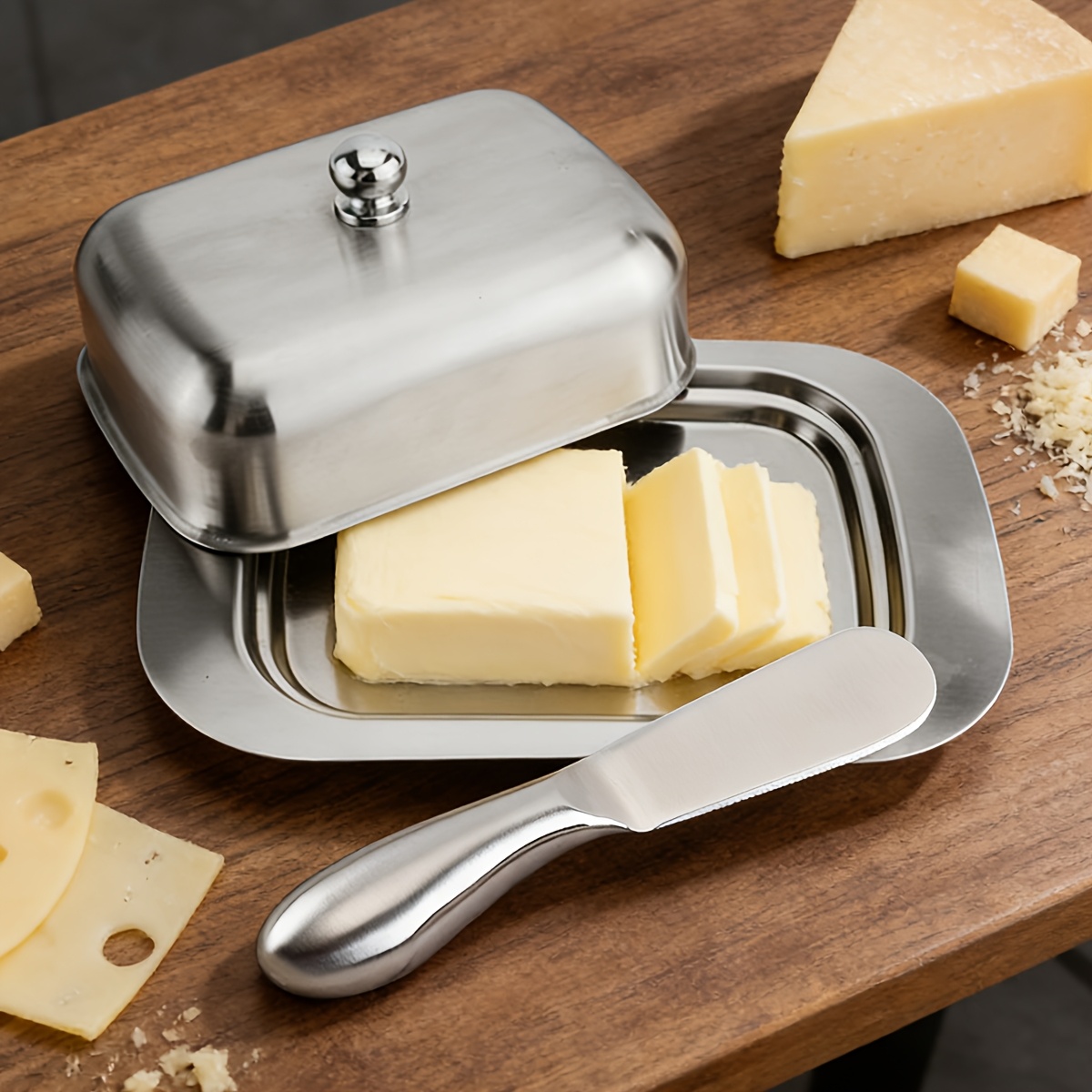 1PC Stainless Steel Butter Dis - Kitchen Baking Dishes reseña y precio