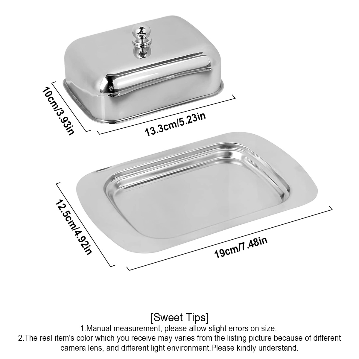1PC Stainless Steel Butter Dis - Kitchen Baking Dishes reseña y precio