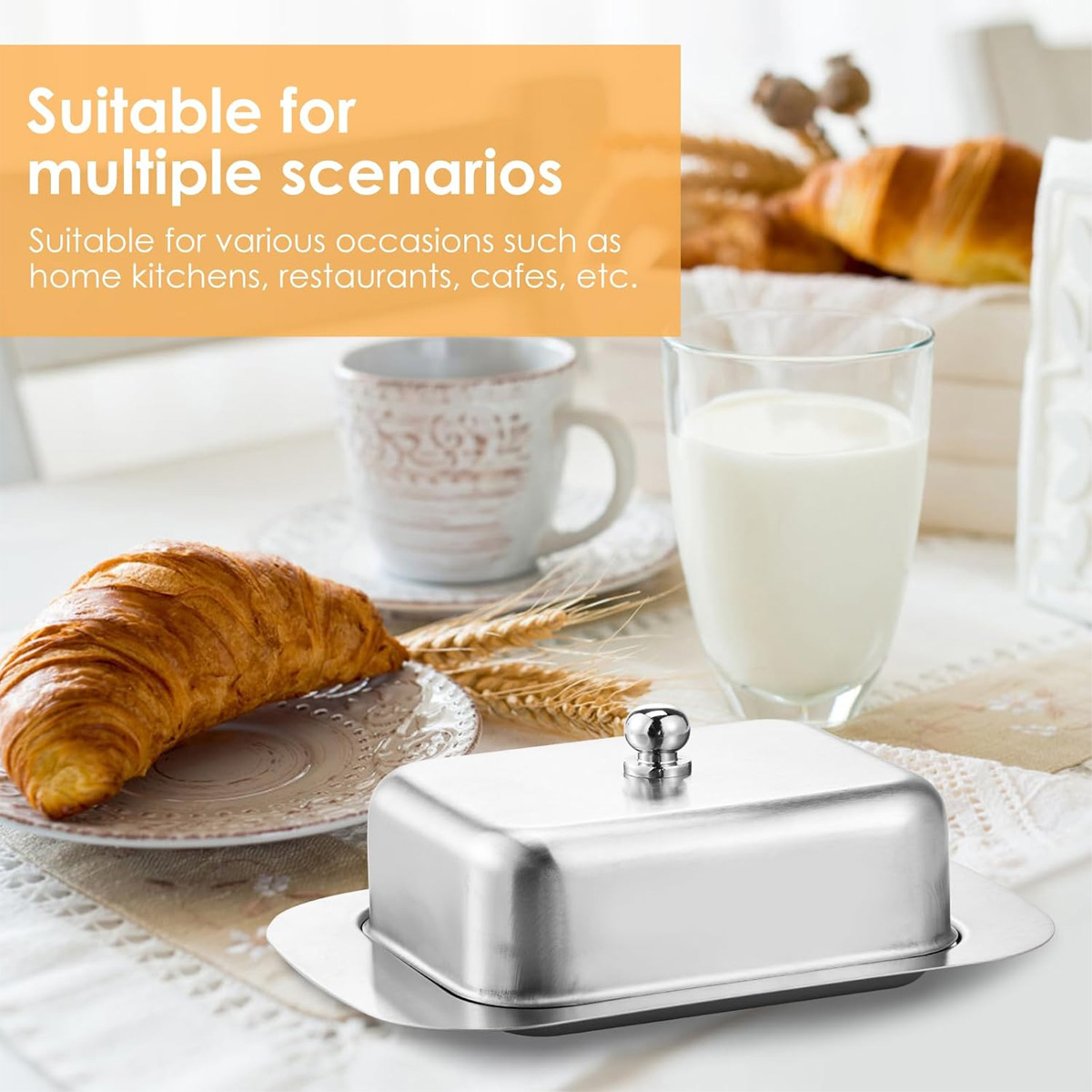 1PC Stainless Steel Butter Dis - Kitchen Baking Dishes reseña y precio