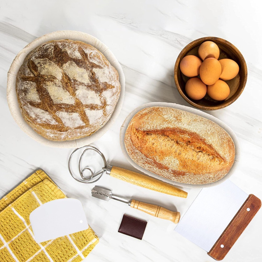 Plastic/Wooden Bread Lame Tool - Dough Scraper Curved reseña y precio