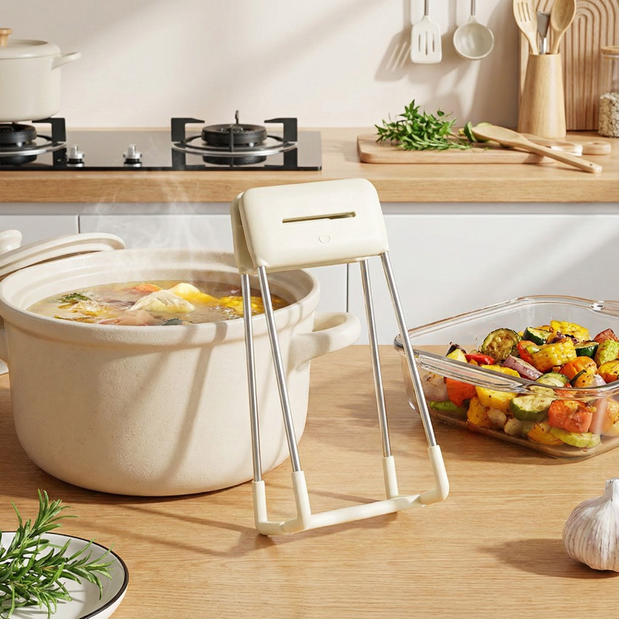 Stainless Steel Anti-Scalding  - Kitchen Baking Dishes reseña y precio