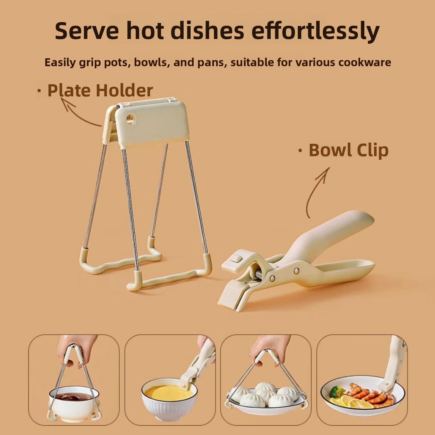 Stainless Steel Anti-Scalding  - Kitchen Baking Dishes reseña y precio
