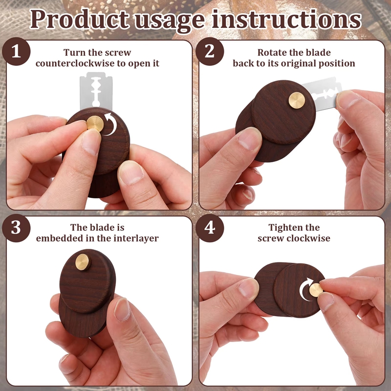 Bread Lame Dough Score Cutting - Dough Scraper Curved reseña y precio