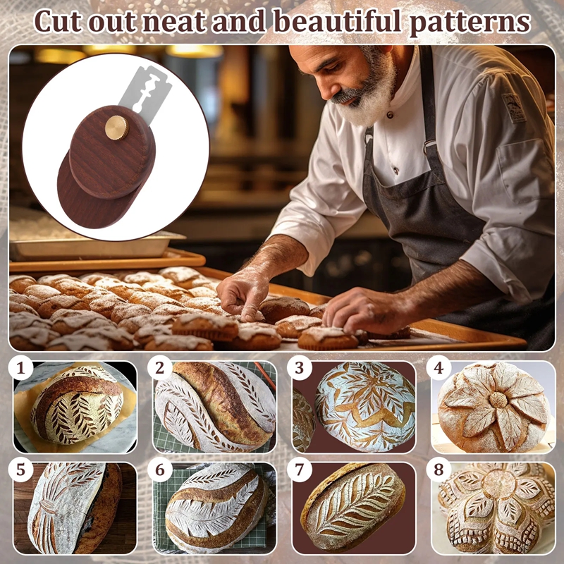 Bread Lame Dough Score Cutting - Dough Scraper Curved reseña y precio