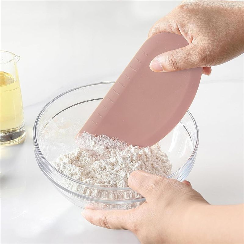 AEE2-Silicone Bowl Scraper Fle - Dough Scraper Curved reseña y precio