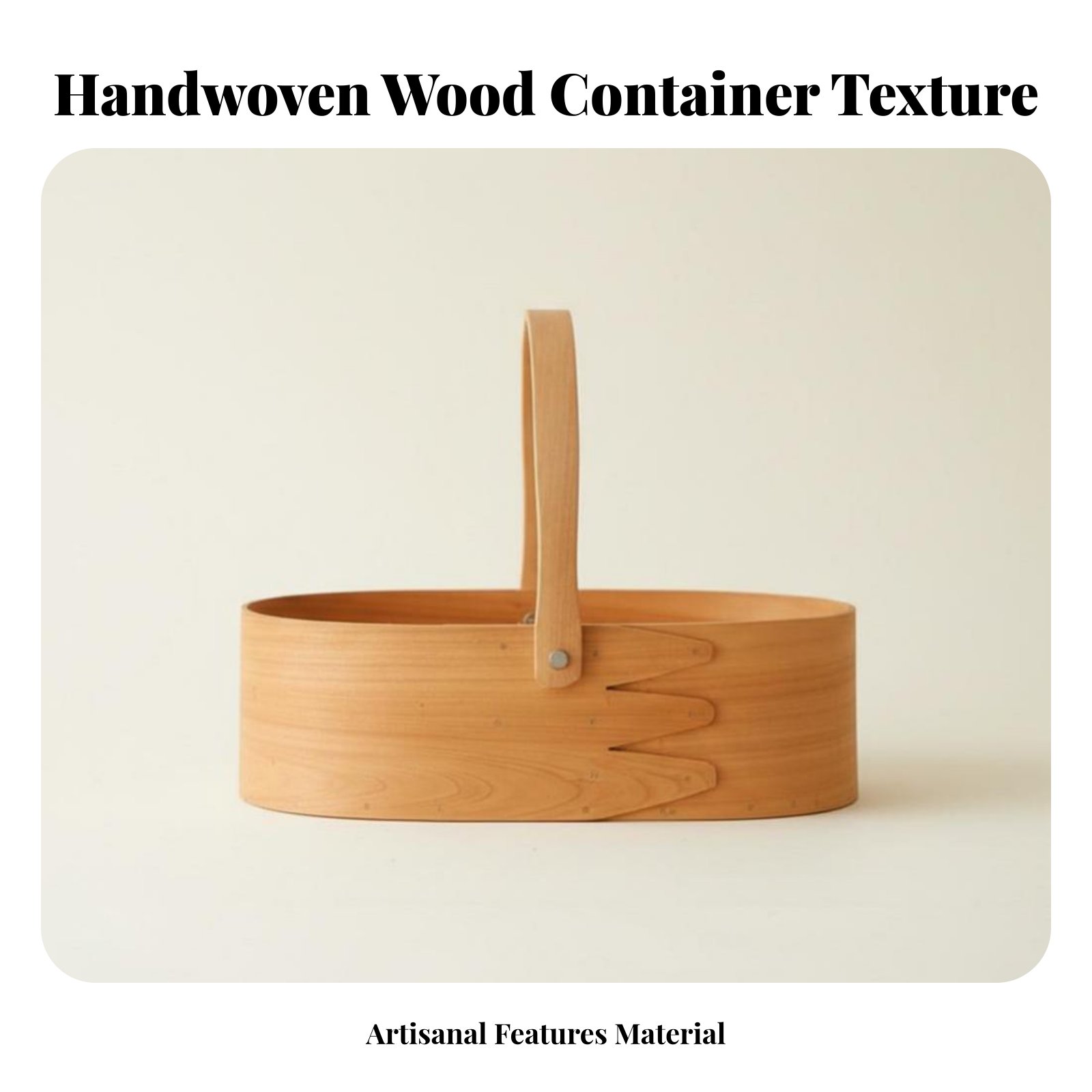 Handled Wood Chip Container Ja - Baking Kitchen Set reseña y precio